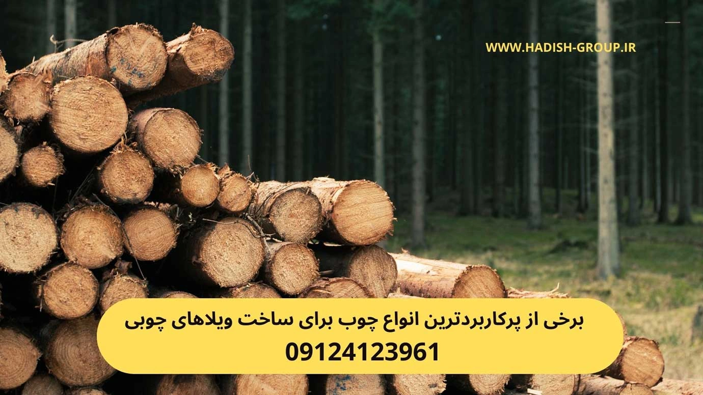 برخی-از-پرکاربردترین-انواع-چوب-برای-ساخت-ویلاهای-چوبی